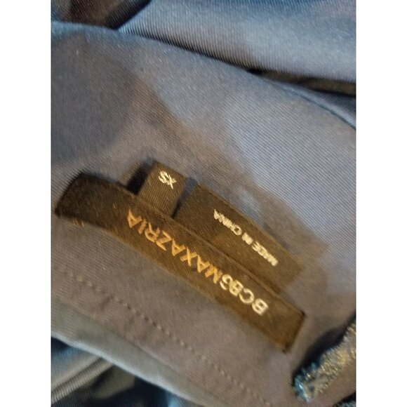 3/$25 BCBG Max Azria XS Blue Halter Tunic Top - Picture 3 of 6